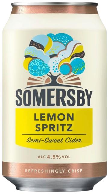 Somersby Lemon Spritz maustettu omenasiideri 4,5 % tölkki 0,33 L