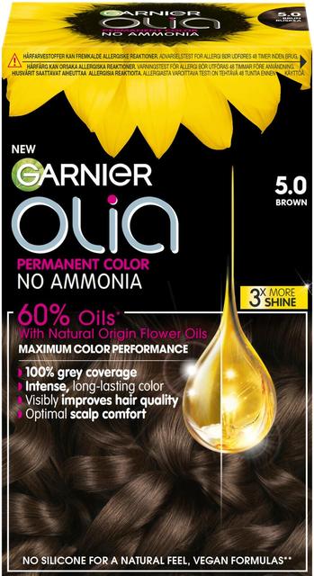 Garnier olia püsivärv brown 5.0