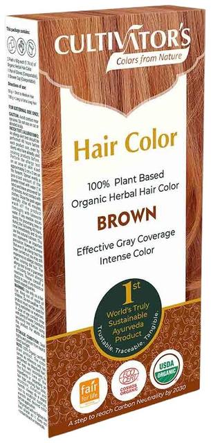 Cultivator's Hair Color Kasviväri Brown 100g
