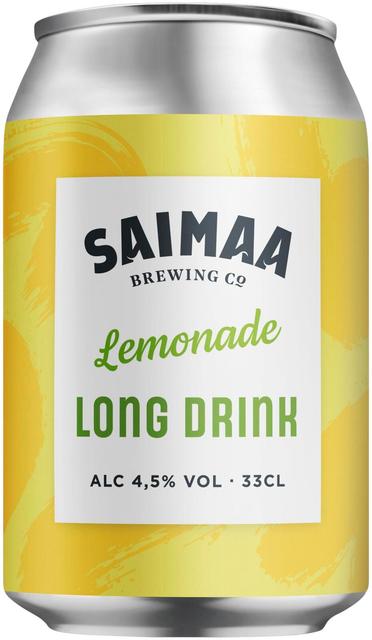 Saimaa Long Drink Lemonade 4,5% 0,33l tölkki