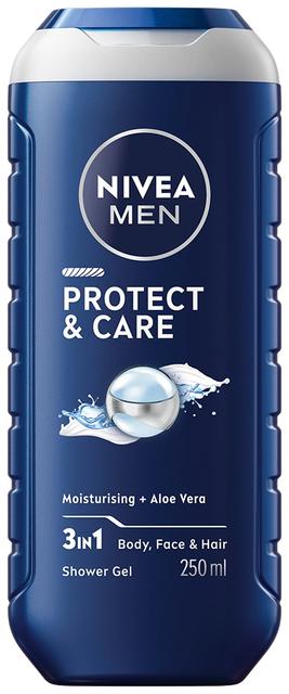 Dušigeel Protect&Care meeste 3in1 250ml