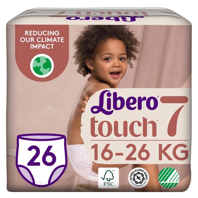 LIBERO Touch housuvaippa koko 7, 26kpl, 16-26 kg