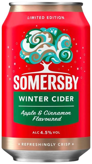 Somersby Apple & Cinnamon siideri 4,5 % tölkki 0,33 L