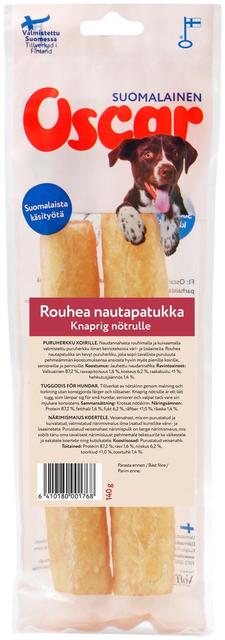 Oscar Rouhea nautapatukka 140 g, koirille