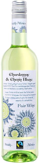 South Africa Charonnay&Chenin Blanc vein 12%vol 750ml Fairtrade