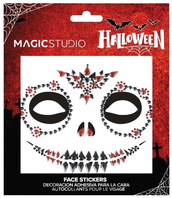 Magic Studio Halloween kasvotarrat punainen