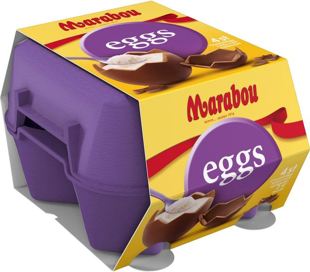 Marabou Eggs pääsiäismuna 136g