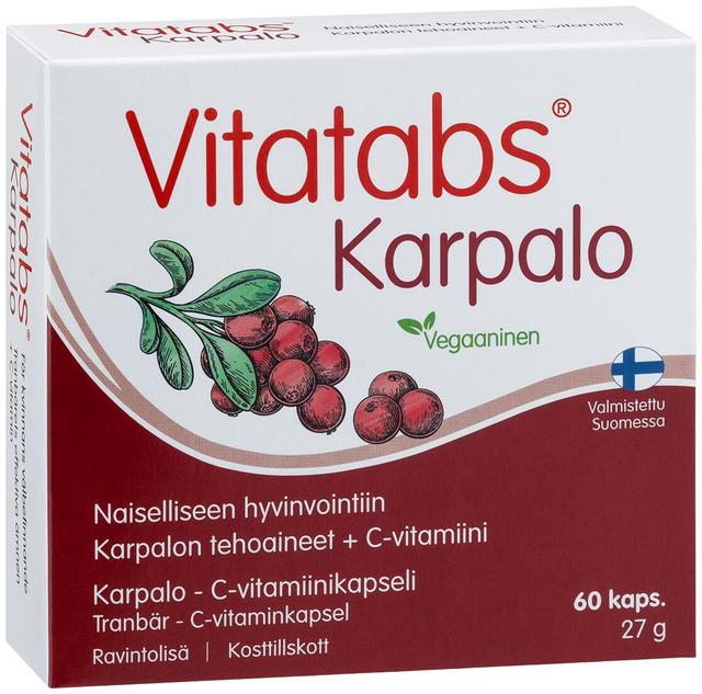 Vitatabs Karpalo karpalo-C-vitamiinikapseli 60 kaps