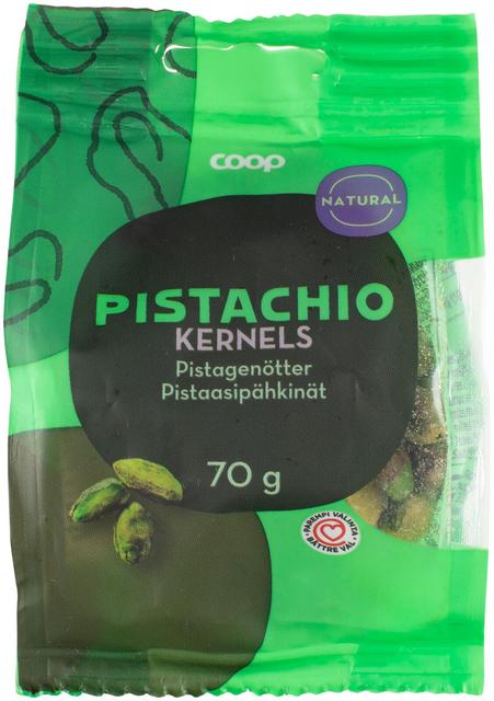 Coop koorteta pistaatsiapähklid 70g