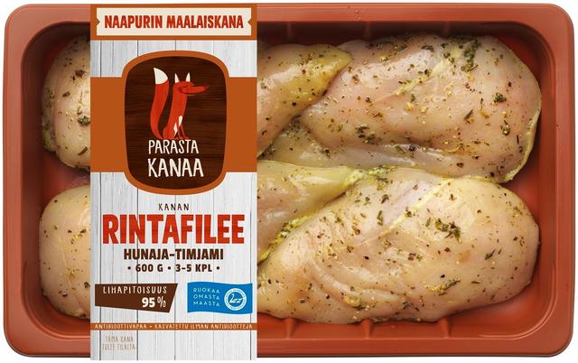 Naapurin Maalaiskanan rintafilee hunaja-timjami 600g