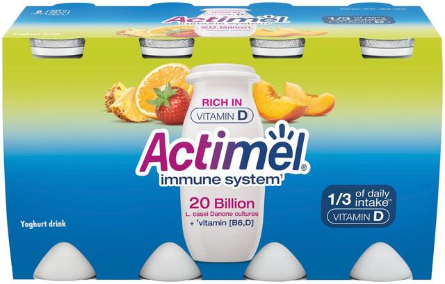 Danone Actimel monihedelmä jogurttijuoma 8x100g
