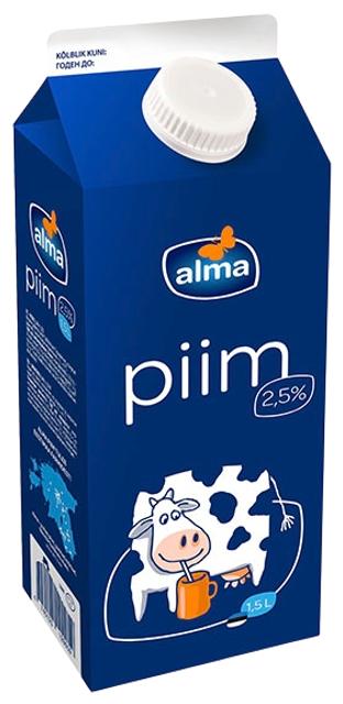 Piim 2,5%, 1,5 l