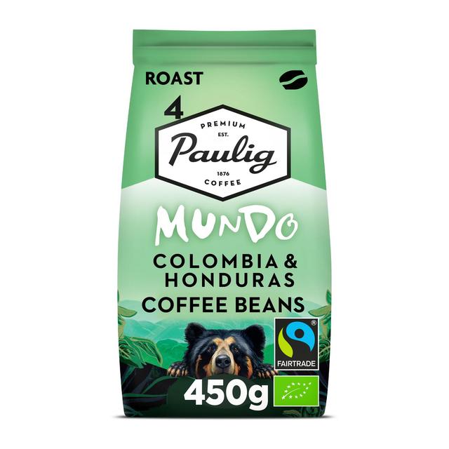 Paulig Mundo Colombia & Honduras luomu kahvi kahvipapu 450g