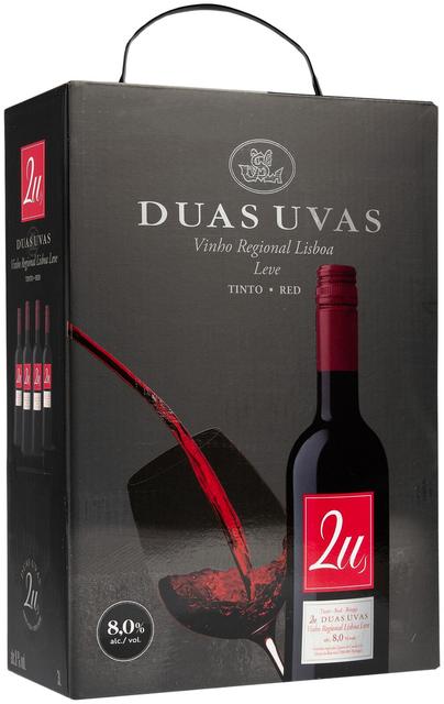 2U Duas Uvas punaviini 8,0% 3L hanapakkaus