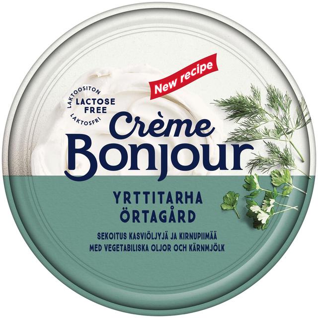 Crème Bonjour 200g Yrttitarha tuorejuusto laktoositon