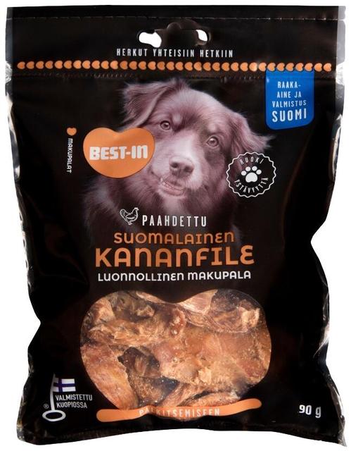 Best-In Suomalainen Kananfile Koiran Makupala 90g