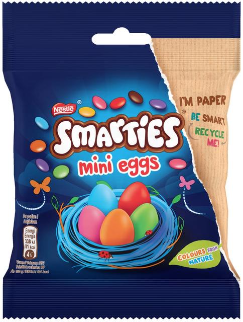 Smarties 80g Minisuklaamunat pääsiäispussi