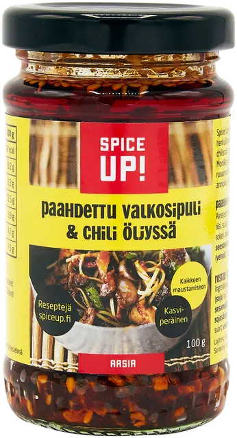 Spice Up! Paahdettu valkosipuli & chili öljyssä 100g