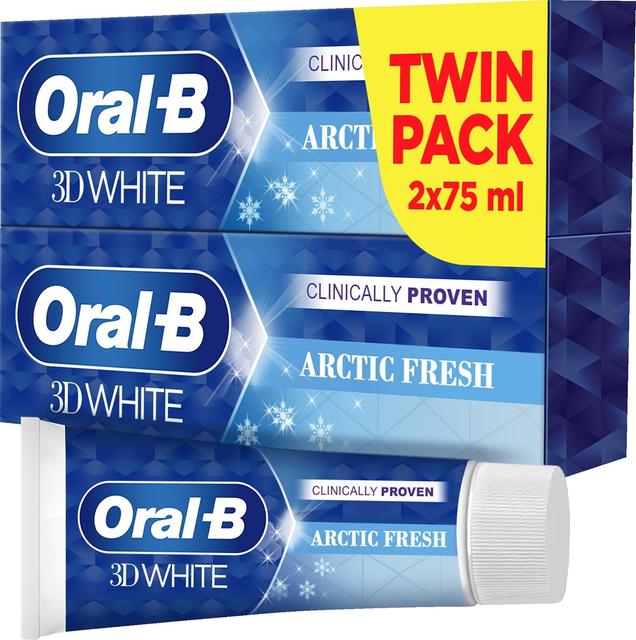 Oral-B 3D White Artic Fresh 2x75ml hammastahna