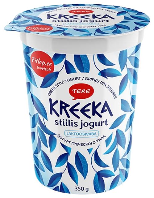 Kreeka jogurt maitsestamata, laktoosivaba 350 g