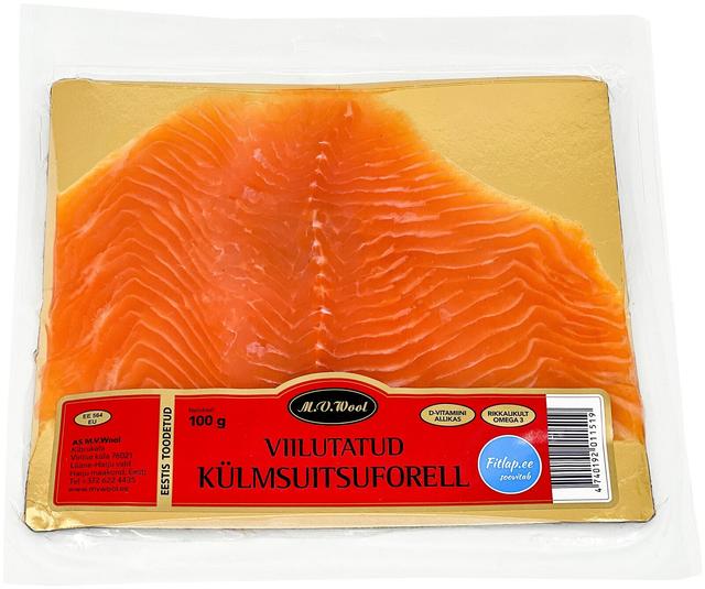 Külmsuitsuforell, viilutatud 100 g