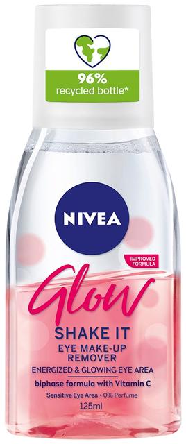 NIVEA 125ml Glow Eye Make-Up Remover -silmämeikinpuhdistusaine