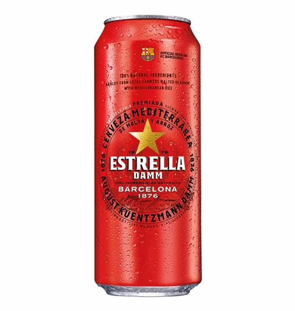 Estrella Damm õlu 4,6%vol 500ml