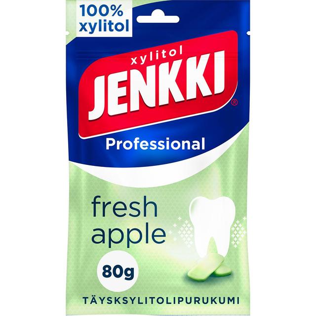 Jenkki Professional Fresh Apple täysksylitolipurukumi 80g