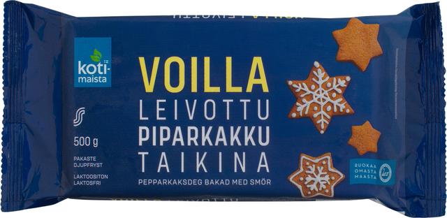 Kotimaista voilla leivottu piparkakkutaikina 500g, pakaste