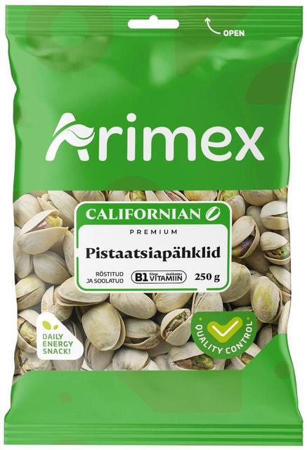 ARIMEX Premium pistaatsiapähklid 250G