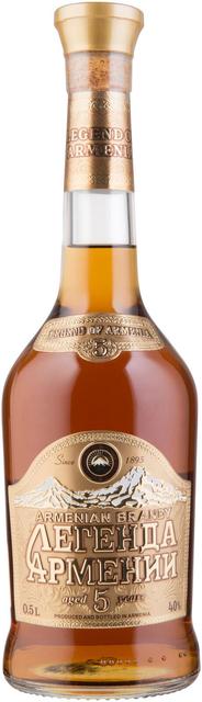 Legenda Armenii 5YO Brandy 40%vol 500ml