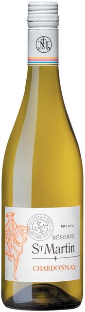 Réserve Saint Martin Chardonnay GT vein 13%vol 750 ml