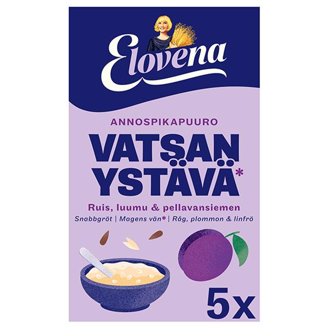 Elovena kõhusõbralik kiirpuder rukki, ploomi ja linaseemnetega 175 g