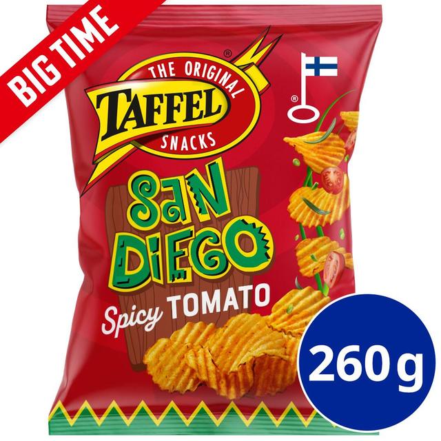 Taffel San Diego spicy tomato maustettu sipsi 260g