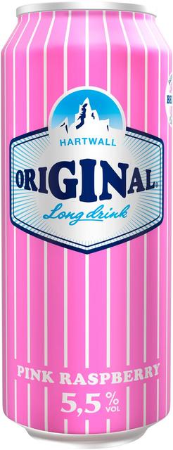 Hartwall Original Long Drink Pink Raspberry 5,5% 0,5 l