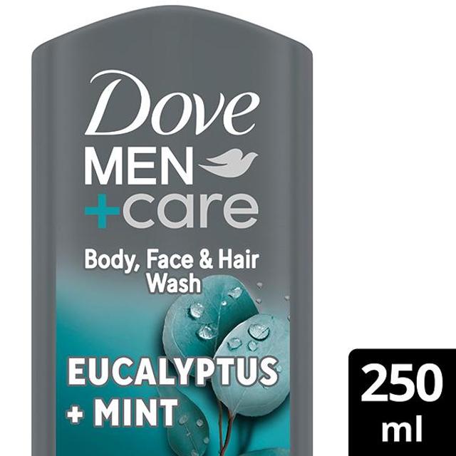 Dove Men+Care Eucalyptus + Mint Suihkusaippua ravitsee 24 tunnin ajan 250 ml