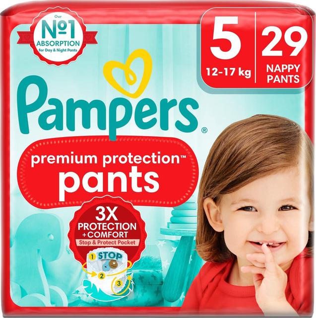 Pampers Premium Protection Pants S5 12-17kg 29kpl housuvaippa