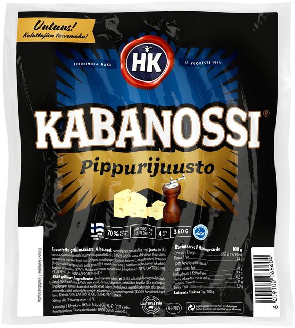 HK Kabanossi® Pippurijuusto 360 g