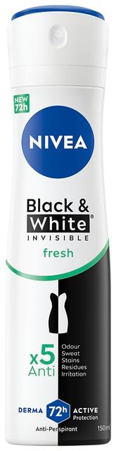 Spreideodorant B&W Fresh 150ml