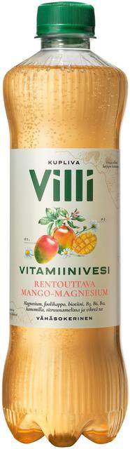 Villi Vitamiinivesi mango-magnesium 0,5 l