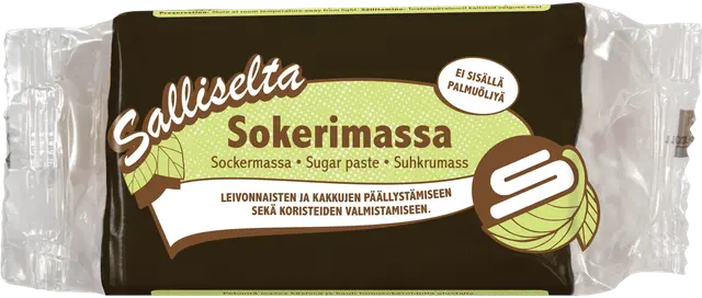 Salliselta Sokerimassa musta 250g