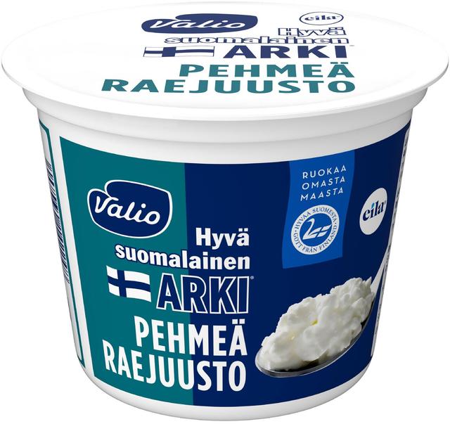 Valio Hyvä suomalainen Arki® pehmeä raejuusto 200 g laktoositon