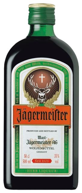 Jägermeister liköör 35%vol 500ml