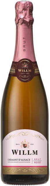 Willm Crémant d`Alsace Rosé KPN vahuvein 12%vol 750 ml