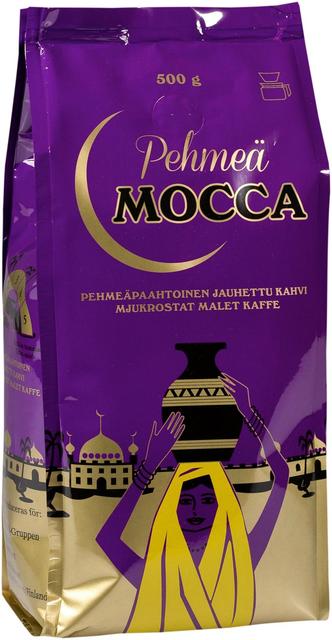 Pehmeä Mocca 500g suodatinjauhettu kahvi