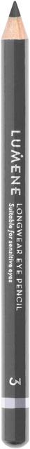 Lumene Longwear Eye Pencil 3 Pehmeä harmaa 1,14 g