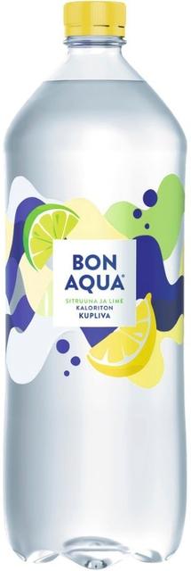 Bonaqua Sitruuna-Lime kivennäisvesi muovipullo 1,5 L