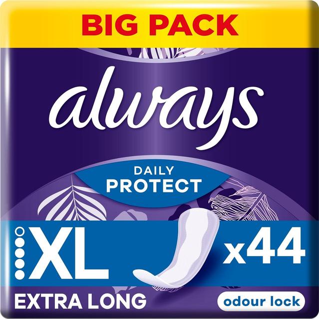Always 44kpl Daily Protect Extra Long pikkuhousunsuoja