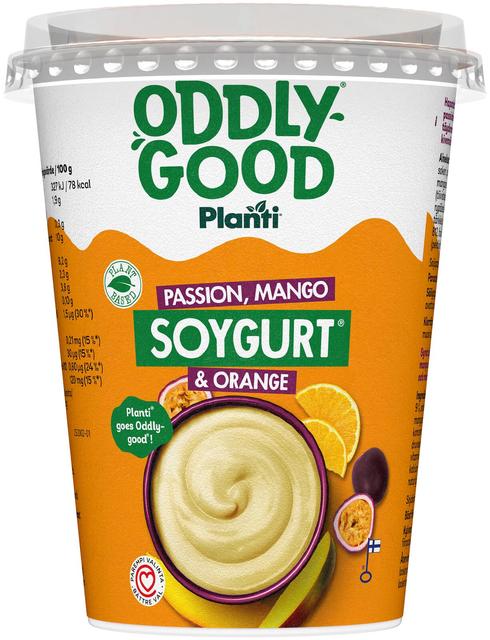 Oddlygood® Planti Soygurt 400 g passion, mango & appelsiini