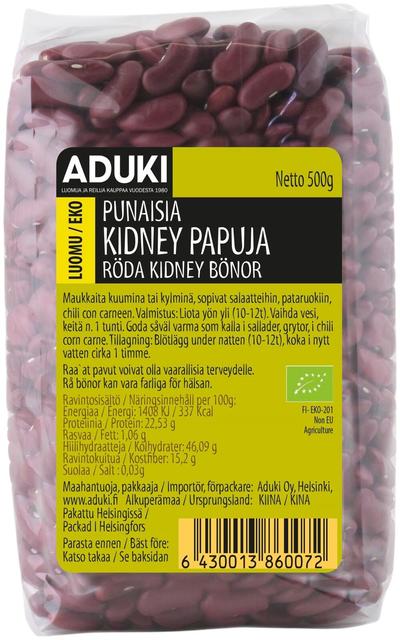 Aduki Luomu Punainen Kidneypapu 500g